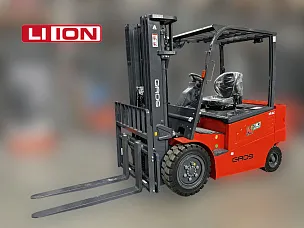 Электропогрузчик вилочный четырехопорный 3 тонны GROS LG30B-Li (батарея Li-ion, завод LONKING)