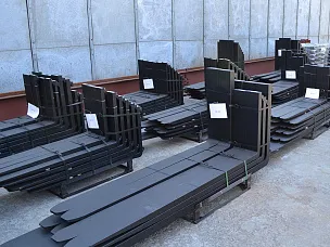 Вилы для погрузчика грузоподъемностью 3т, длина 1500 мм (комплект)