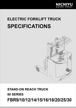Спецификации на ричтраки Nichiyu FBR9/10/12/14/15/16/18/20/25/30 Серии 80
