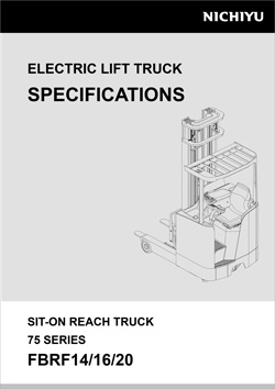 Спецификации на ричтраки Nichiyu FBRF14/16/20 Серии 75