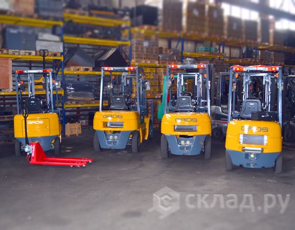 Вилочные погрузчики GROS