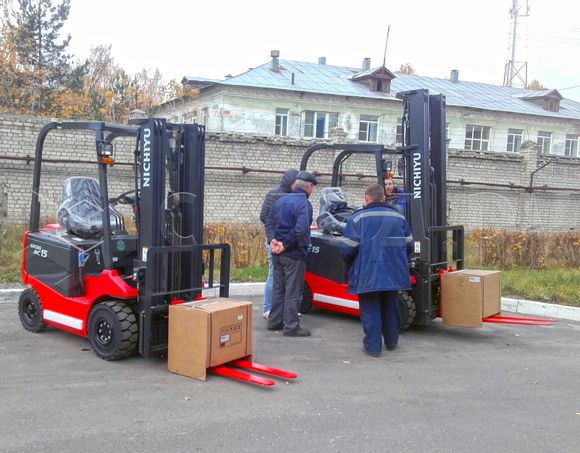 Два электропогрузчика Nichiyu поставлены на производство АО ДПО «Пластик»