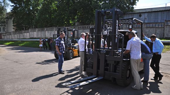 Изучение устройства погрузчика Doosan
