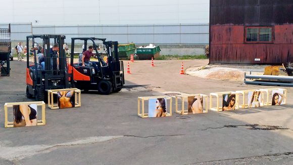 Doosan forklift rodeo
