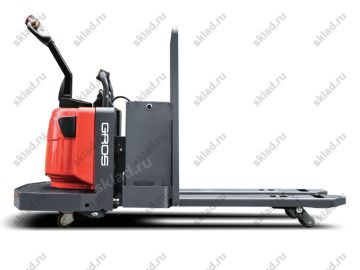 Самоходная электрическая рохля 3.6 тонн GROS ME36 с платформой для оператора (завод MIMA)