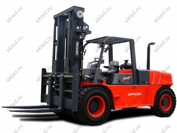 Дизельный вилочный погрузчик 12 тонн GROS LG120DT (завод LONKING, двигатель XINCHAI)