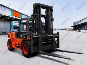 Дизельный вилочный погрузчик 12 тонн GROS LG120DT (завод LONKING, двигатель CUMMINS)