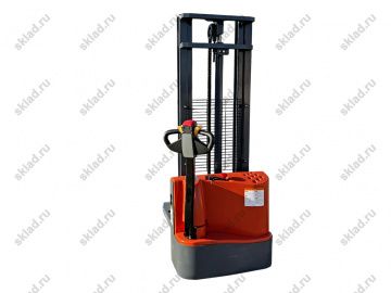 Самоходный штабелер 1200 кг с высотой подъема 3 метра GROS MBD1230LC (аккумулятор AGM, завод MIMA)