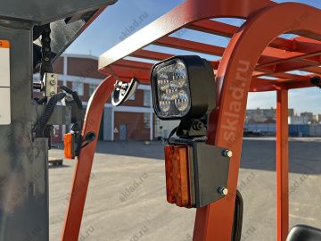 Электропогрузчик вилочный трехопорный 1.5 тонны GROS TKA15H, высота подъема 4.5 метра (завод MIMA)