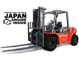 Дизельный вилочный погрузчик 5 тонн GROS LG50DT (завод LONKING, двигатель MITSUBISHI)