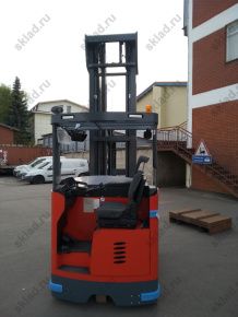 Ричтрак электроштабелер 1.6 тонн GROS MFZ-L16H с высотой подъема до 10.5 метров (завод MIMA)