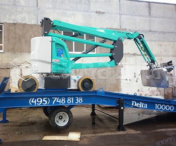 Первая поставка коленчатого подъёмника