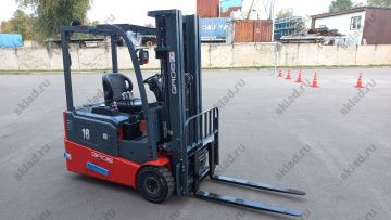 Вилочный погрузчик электрический трехопорный 1.6 тонны GROS TKC-L16 (завод MIMA)
