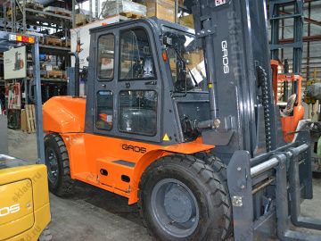 Дизельный вилочный погрузчик 8.5 тонн GROS LG85DT (завод LONKING, двигатель ISUZU)
