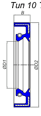 Сальник  9208033-00