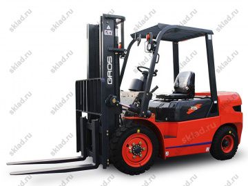 Дизельный вилочный погрузчик 2.5 тонны GROS LG25DT (завод LONKING, двигатель XINCHAI)