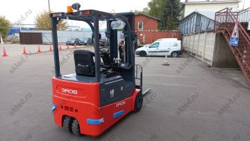 Вилочный погрузчик электрический трехопорный 1.6 тонны GROS TKC-L16 (завод MIMA)