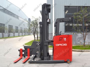 Ричтрак электроштабелер 1.5 тонны с трехсторонней обработкой груза GROS MC15 (завод MIMA)