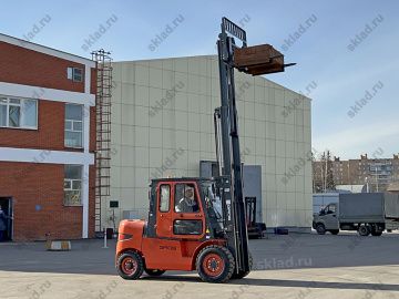 Дизельный вилочный погрузчик 5 тонн GROS LG50DT-Compact (завод LONKING, двигатель FAW)