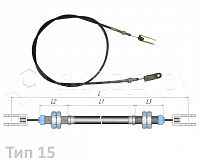 Трос управления подачей топлива (9316BB7773) для погрузчика Hyundai 