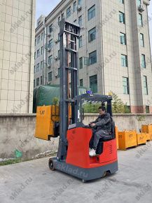 Ричтрак электроштабелер 1.6 тонн GROS MFZ16 с высотой подъема до 10.5 метров (завод MIMA)