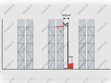 Ричтрак электроштабелер c пантографом 1.4 тонны GROS MFE14 (завод MIMA)