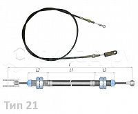 Трос управления подачей топлива (9316BB3396) для погрузчика Mitsubishi 
