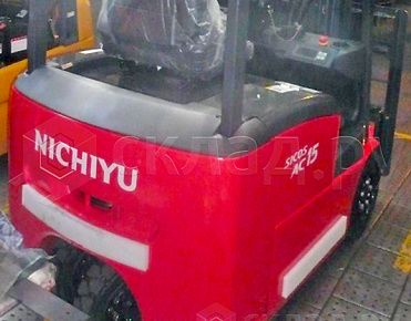 Поставка электропогрузчика Nichiyu в КОМУС-упаковка