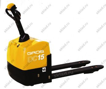 Тележка электрическая сопровождаемая GROS CBD15-610 (1.5 т)
