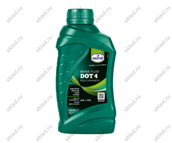 Тормозная жидкость Eurol Brakefluid DOT 4 500 ml