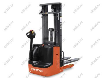 Самоходный штабелер 1.6 тонны с высотой подъема 5 метров GROS MBC1650LC (завод MIMA)