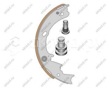 Тормозные колодки Nissan (8915TT1843)