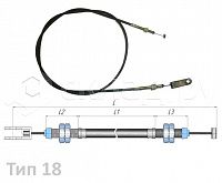 Трос управления подачей топлива (9316BB6871) для погрузчика Mitsubishi 
