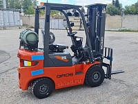 Газ-бензиновый вилочный погрузчик GROS LG15GLT грузоподъемностью 1.5 тонны 