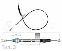 Трос управления подачей топлива (9316BB9138) для погрузчика Nissan 