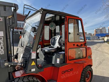 Дизельный вилочный погрузчик 5 тонн GROS LG50DT-Compact (завод LONKING, двигатель FAW)