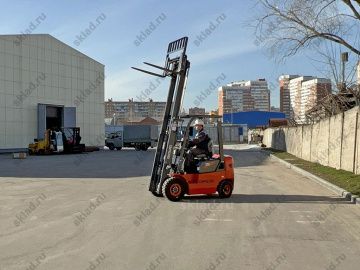 Дизельный вилочный погрузчик 1.5 тонны GROS LG15DT (завод LONKING, двигатель ISUZU)