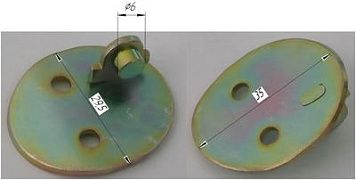 Заслонка воздушная ограничител я оборотов MM508076