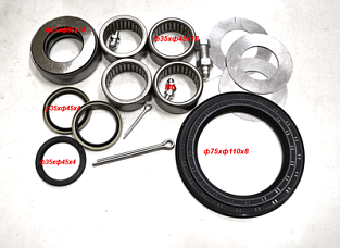 Комплект ремонтный оси  поворотного кулака 04432-30140-71