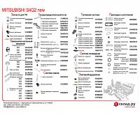 Запчасти на дизельный двигатель Mitsubishi S4Q2 NEW 