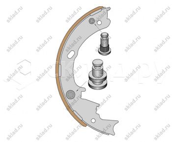 Тормозная колодка для Nissan (8915TT6323)
