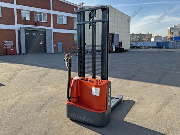 Самоходный штабелер 1200 кг с высотой подъема 2.5 метра GROS MBD1225LC (завод MIMA)