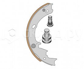 Тормозная колодка для Mitsubishi (8915TT3106)