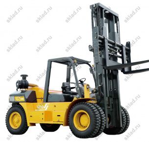 Дизельный вилочный погрузчик 12 тонн GROS CPCD120 (двигатель Cummins)