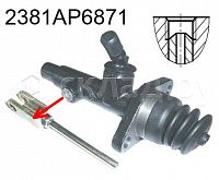 Цилиндр сцепления главный (2381AP6871) для погрузчика Komatsu 