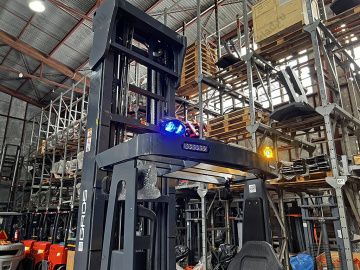 Ричтрак электроштабелер 3т GROS MFZ30 с высотой подъема до 8.5 м, с видеокамерой (завод MIMA)