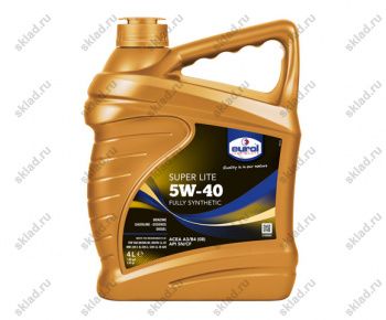 Масло моторное Eurol Super Lite 5W-40 SN/CF 4 л (синт.)