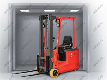 Электропогрузчик вилочный трехопорный 1.5 тонны GROS TKA15 (завод MIMA)