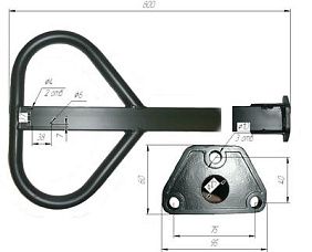 Рукоятка гидроподъёмника в сборе 610 (DF)