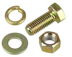 Болт стяжной диска  с шайбой, гровером и гайкой 510F3-82611   02011-00012   01402-10012